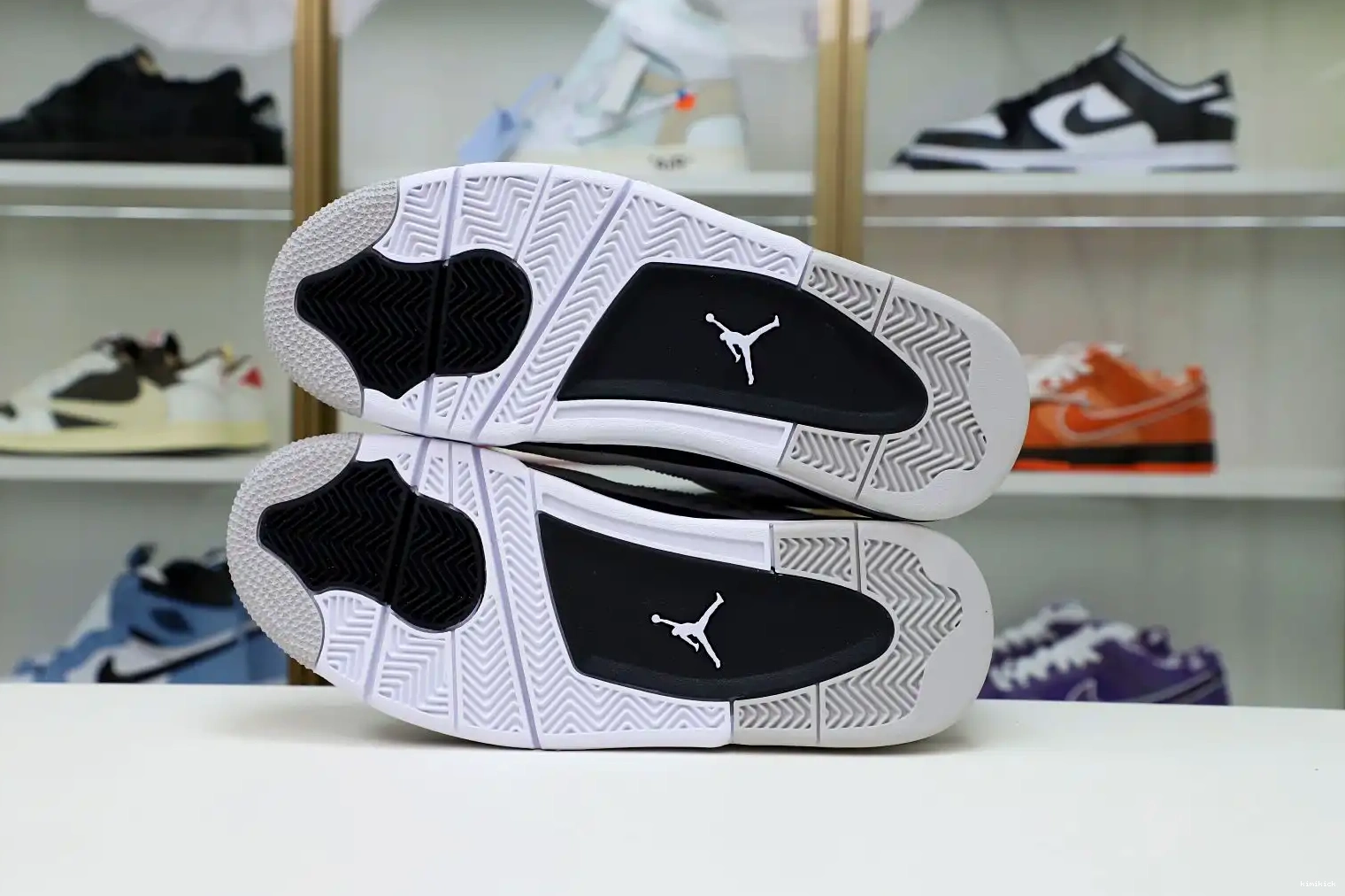 JORDAN 4 BLACK AIR MILITARY Kimikick 0420